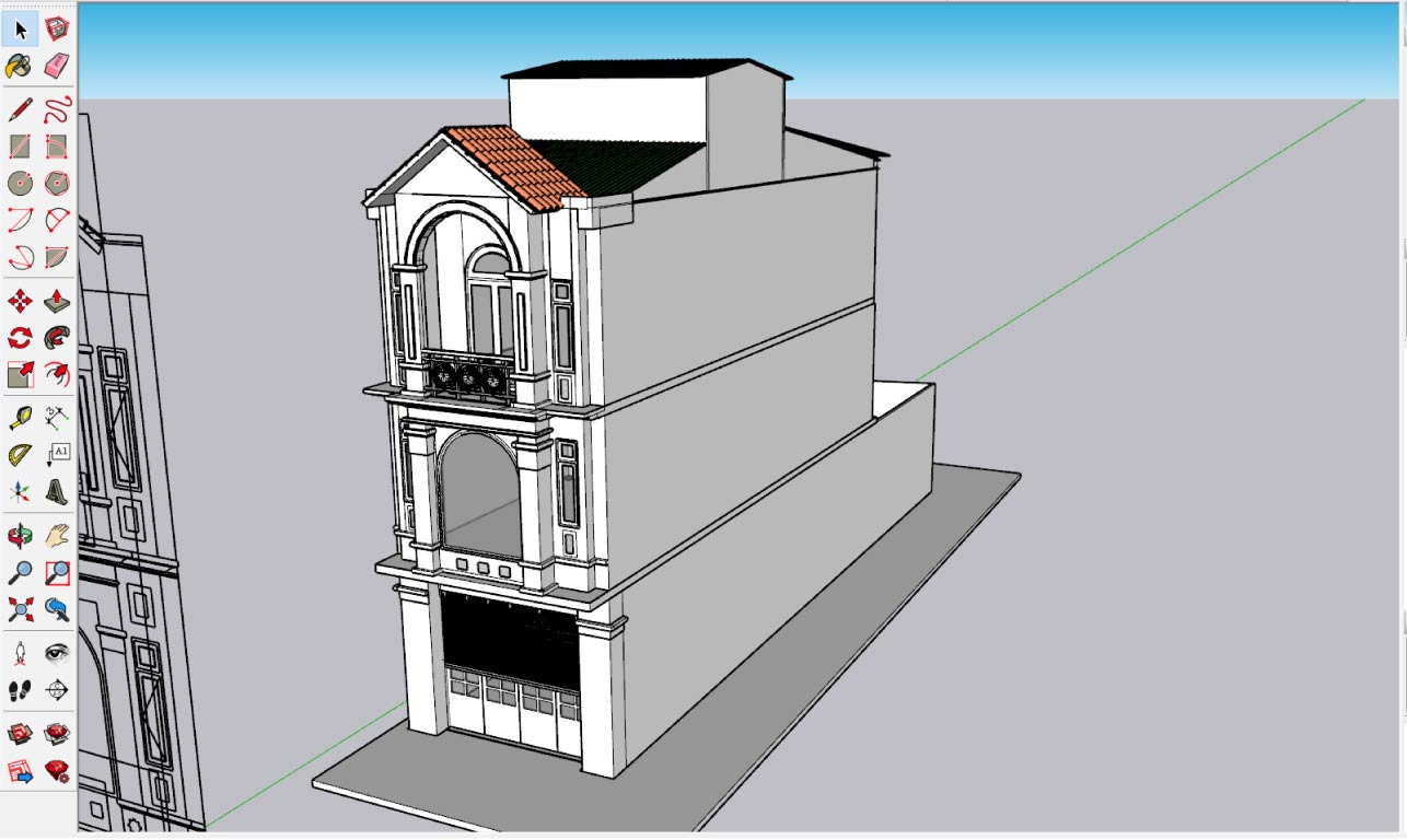 9 Bước Dựng Hình SketchUp Cơ Bản Từ File AutoCAD