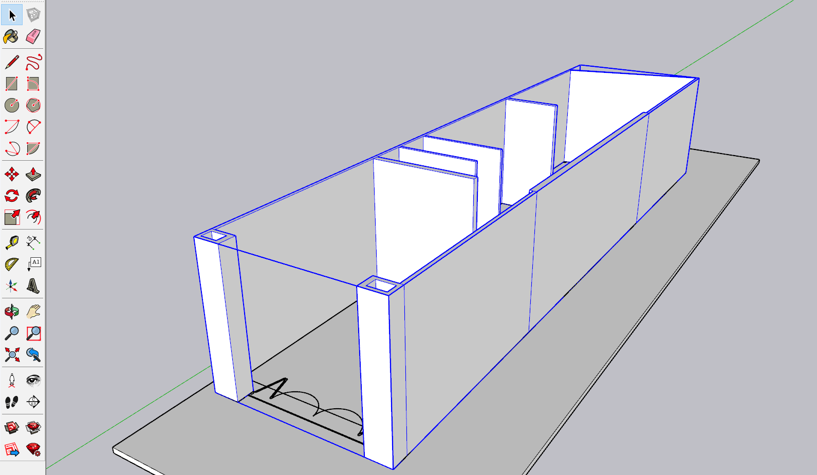 Dựng hình SketchUp từ file AutoCAD