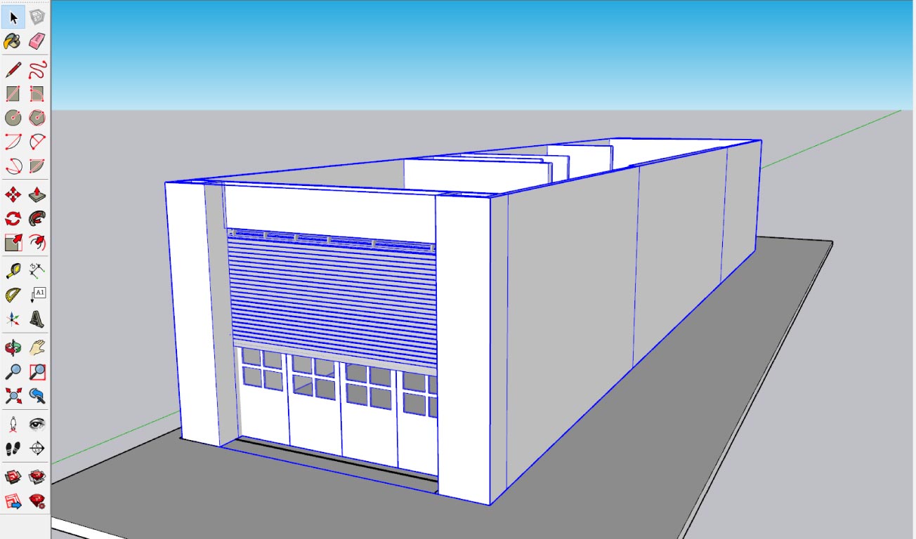 Dựng hình SketchUp từ file AutoCAD