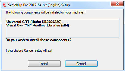 sketchup 17 is only for 64 bit