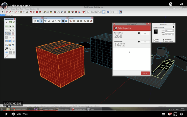 Phần mềm Solid Inspector - Plugin for SketchUp