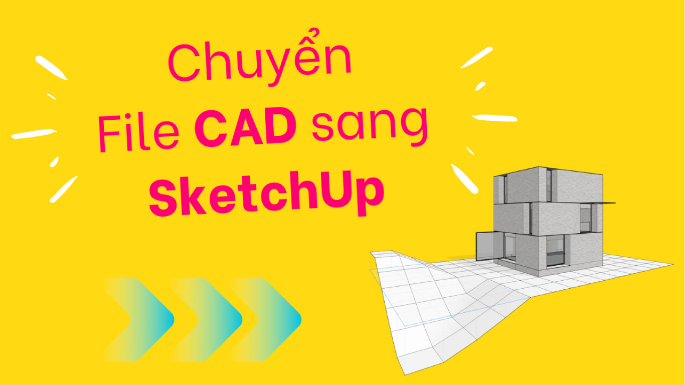 cách lấy mặt cắt trong sketchup