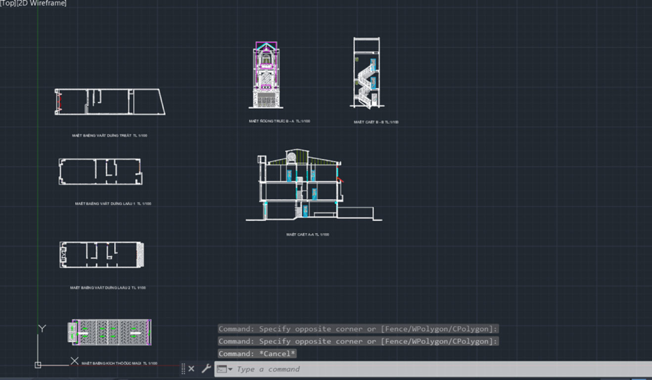 Lưu bản vẽ file AutoCAD