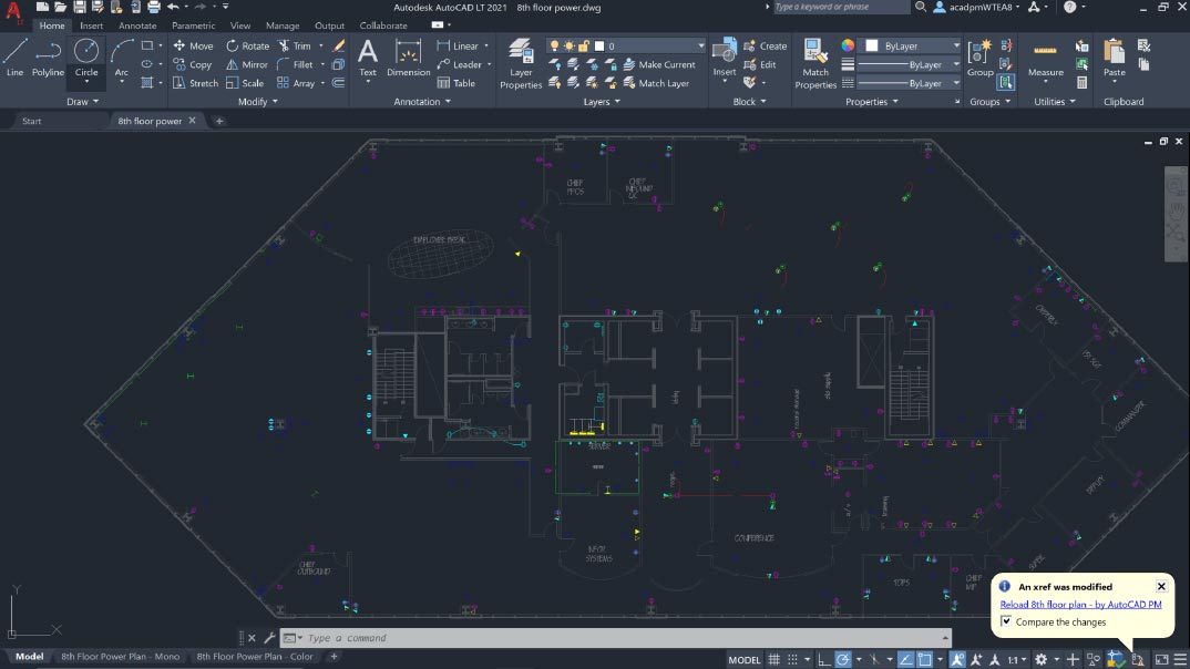 Xref Compare Trong AutoCAD 2021: So Sánh Bản Vẽ, Lệnh Xref