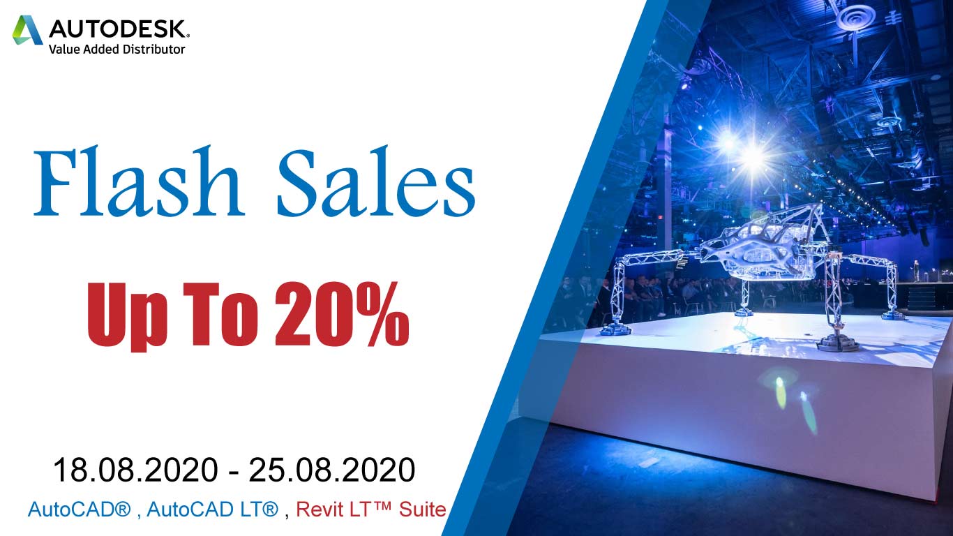 (Hết hạn) Flash Sales AutoCAD & LT Lên Đến 20% - 18.8 - 25.8.2020 Flash Sales AutoCAD AutoCAD LT