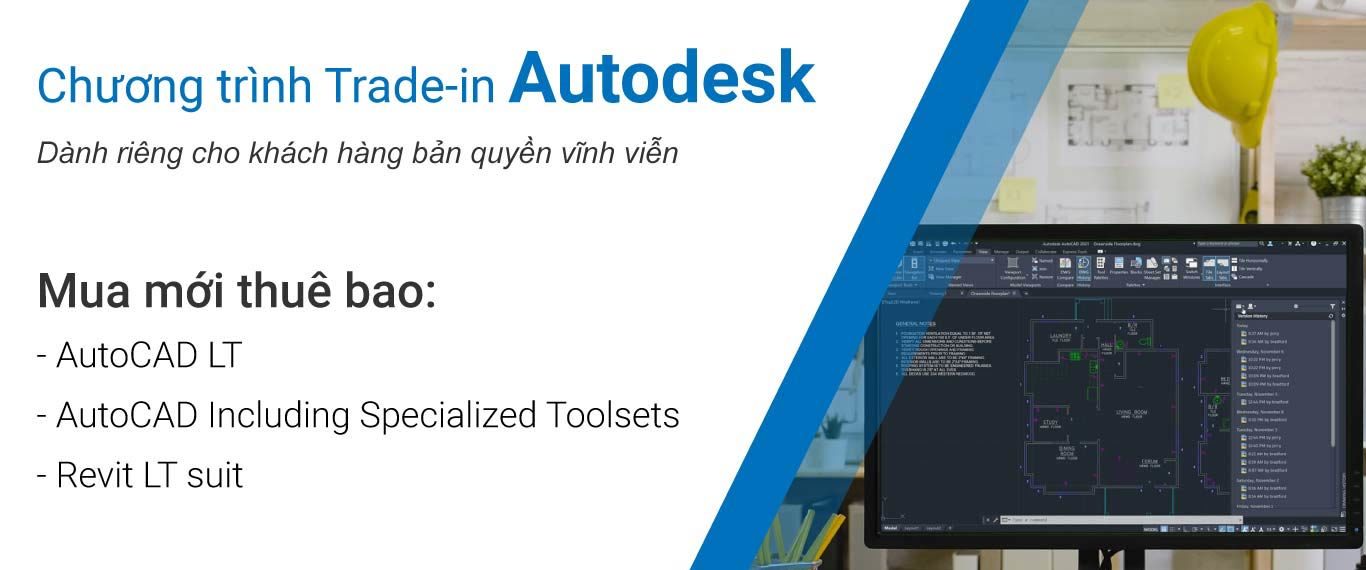 Chương Trình Trade In Autodesk - Tiết Kiệm 20% Autodesk trade in 7.8 - 23.10