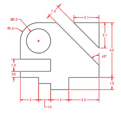 lệnh dimensions trong AutoCAD