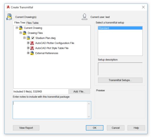 etransmit autocad