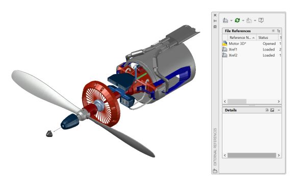 tham chiếu bên ngoài autocad