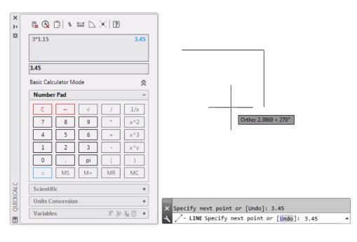 quickcalc autocad