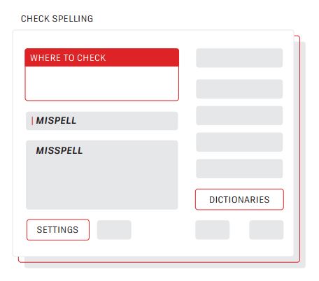 spell checker autocad