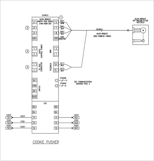martin control systems electrical control panel drawing