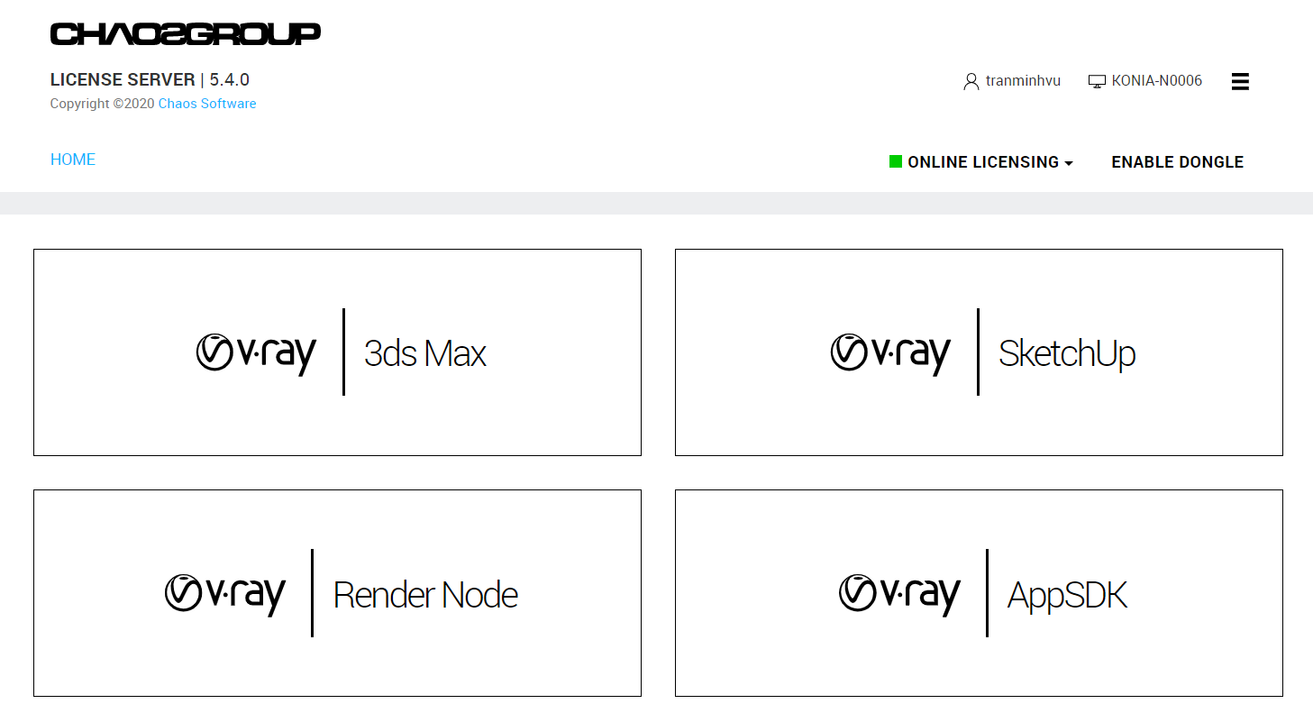 vray licenses