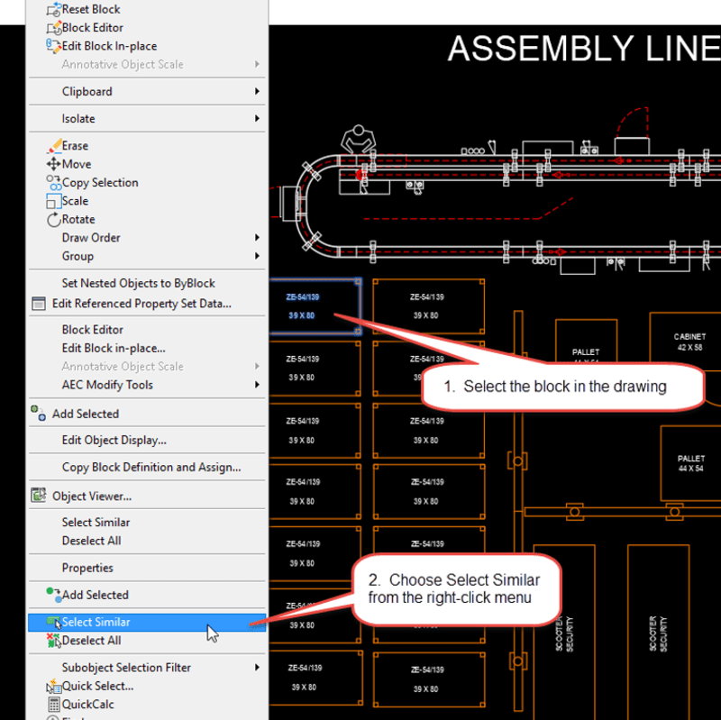 Lệnh đếm blocks trong AutoCAD