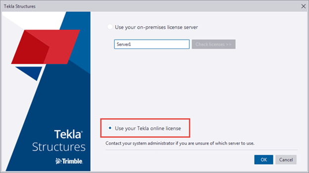 Tekla Online Licensing