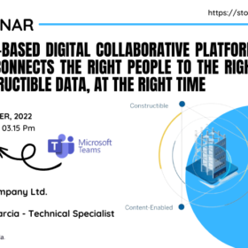 Cloud based digital collaborative platform that connects the right people to the right constructible data at the right time