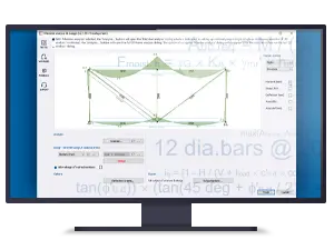 Tekla Tedds is ideal for Cards 300x225 Frame Analysis