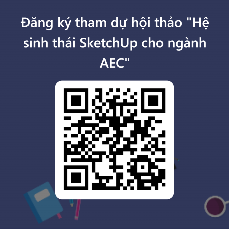 QRCode for Dang ky tham du hoi thao He sinh thai SketchUp cho nganh AEC