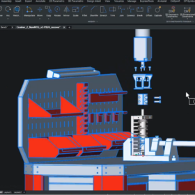 Assembly documentation BricsCAD Mechanical