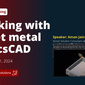 BricsCAD webinar sheetmetal