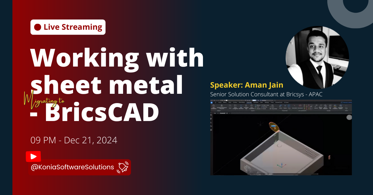 BricsCAD webinar sheetmetal