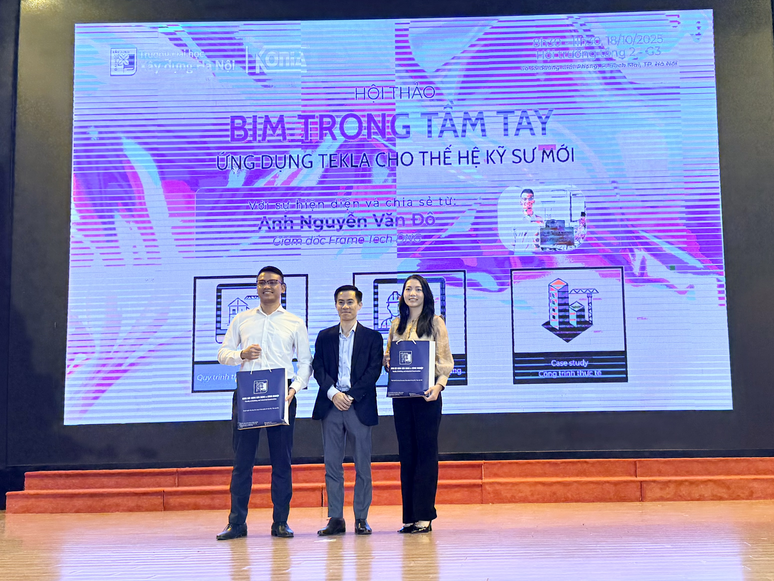 Konia và Trường Đại học Xây dựng Hà Nội hợp tác đưa công nghệ BIM – Tekla Structures đến gần hơn với kỹ sư trẻ Image 8 1