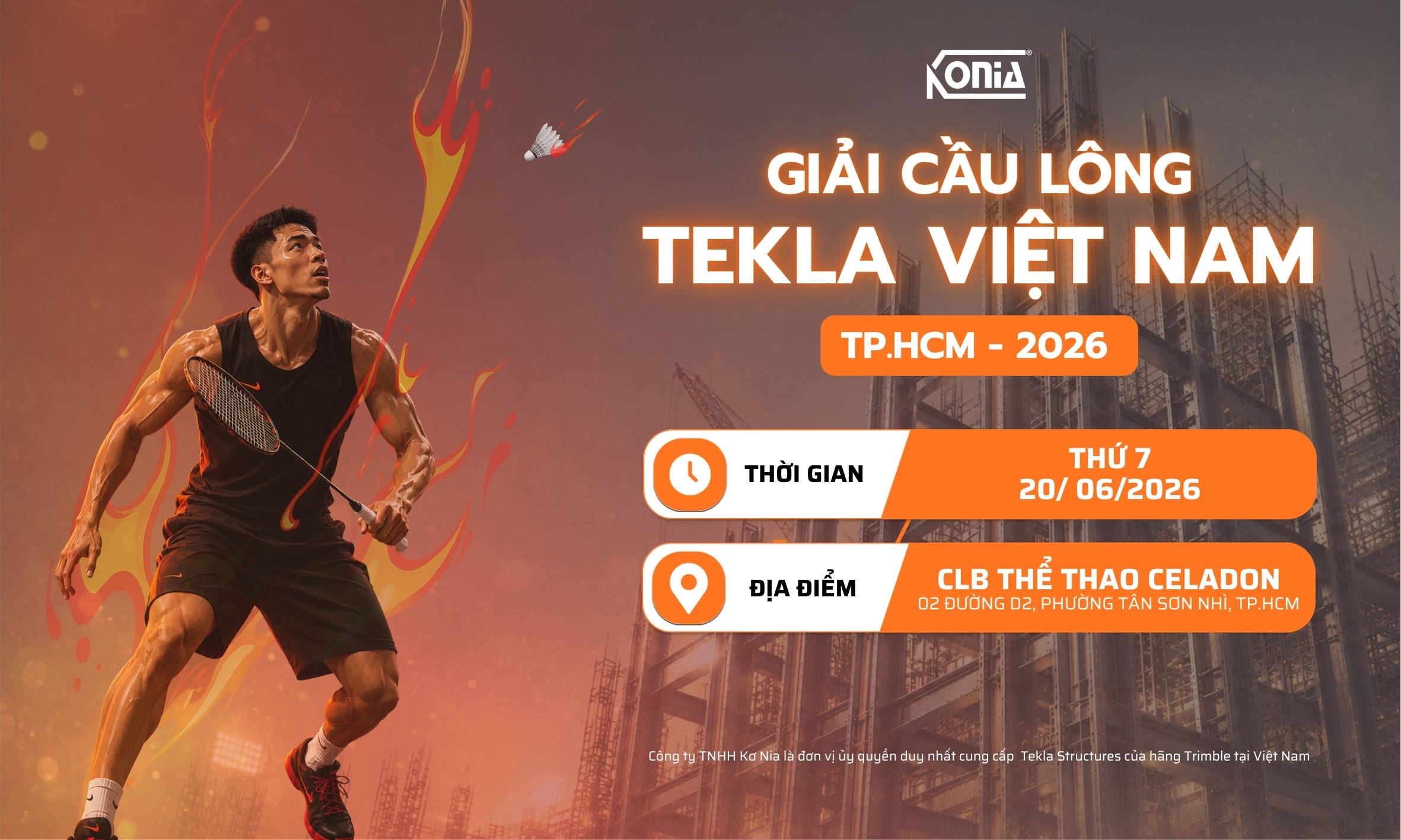 Badminton Backdrop 3x5m 1