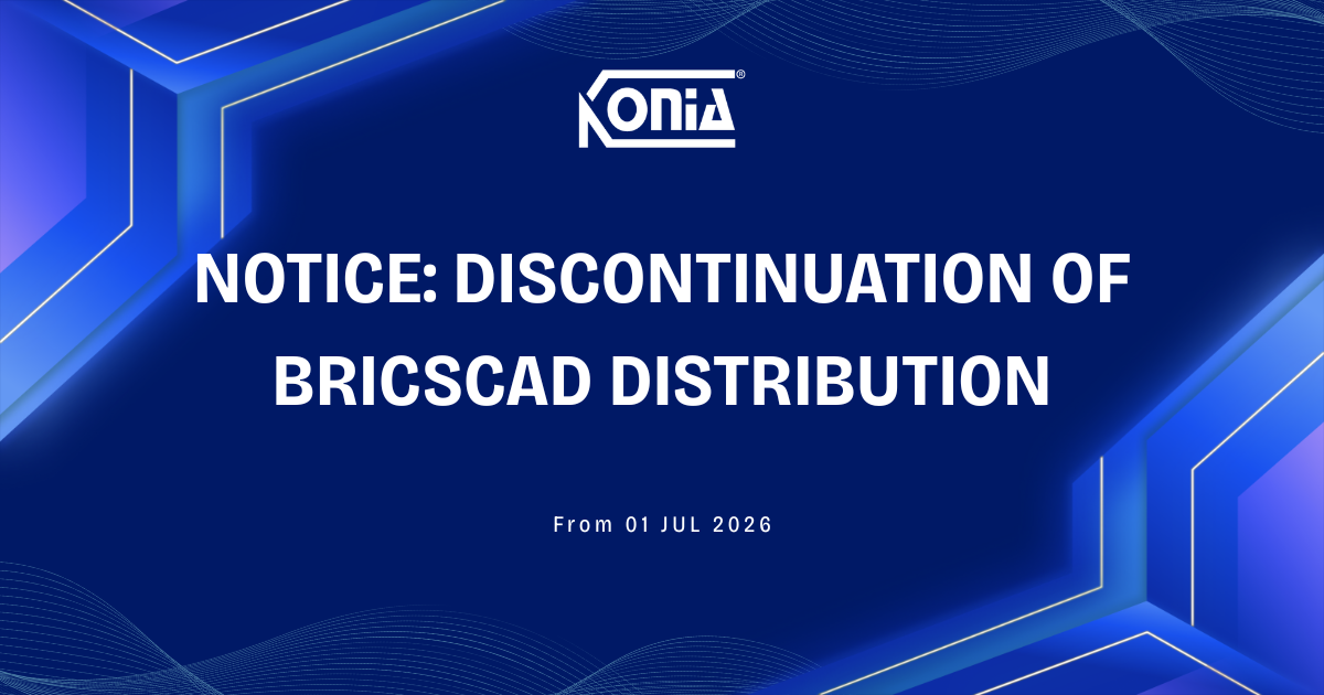 NOTICE: DISCONTINUATION OF BRICSCAD DISTRIBUTION Ngung phan phoi BC