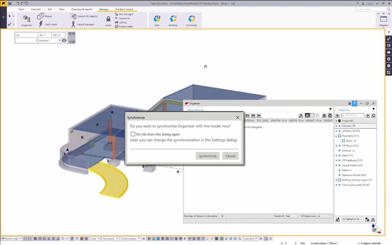 NA PLAN VN tối ưu quản lý model Tekla với Organizer organizer tekla